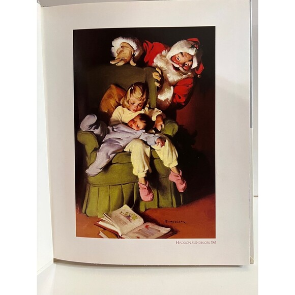 Vintage Twas The Night Before Christmas Hardcover Book Hallmark 2001 Coca-Cola - Picture 2 of 9